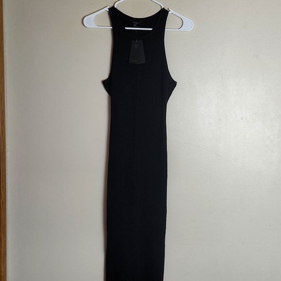 Guess Black SL Jane Variegated Rib Dress - Picture 1 of 5